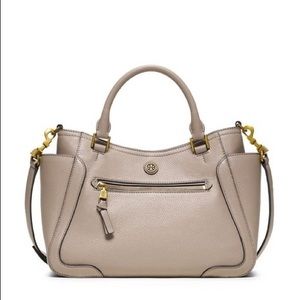 Tory Burch Frances Satchel Gray